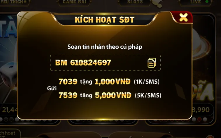 Kích Hoạt Số Điện Thoại Sau Khi Đăng Ký Tại HitClub Để Bảo Vệ Tài Khoản