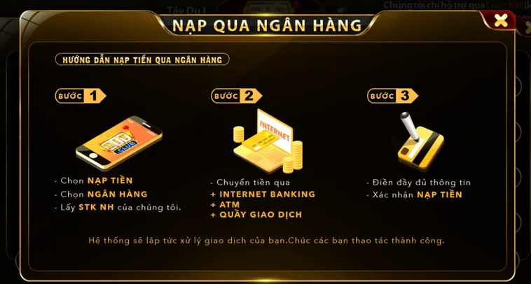 Hướng Dẫn Nạp Tiền Qua Ngân Hàng Tại HitClub Để Chinh Phục Mọi Thử Thách Đỉnh Cao