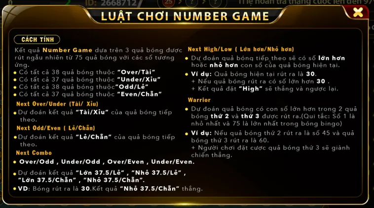 Thử Thách Vận May Cùng Number Game Tại HitClub Với Phần Thưởng Lớn