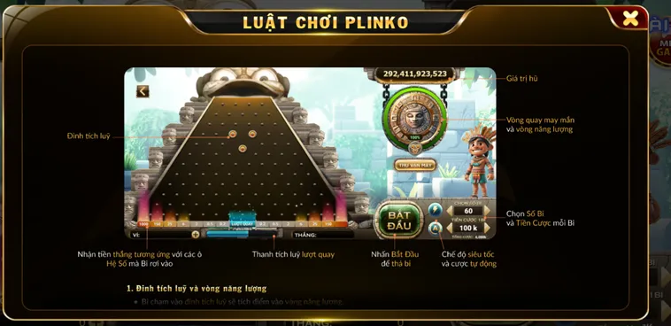 Plinko Tại HitClub Siêu Phẩm Minigame Đỉnh Cao Với Cơ Hội Thắng Lớn