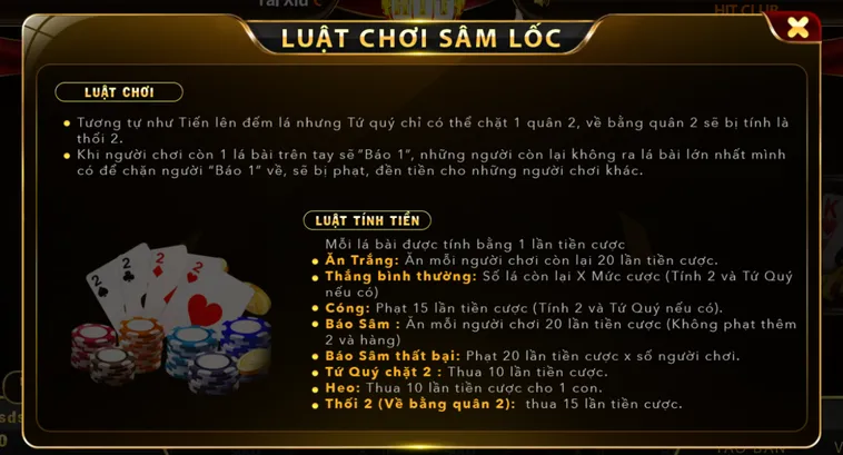 Sâm Lốc Tại HitClub Sân Chơi Đỉnh Cao Cho Những Cao Thủ Đánh Bài Chuyên Nghiệp
