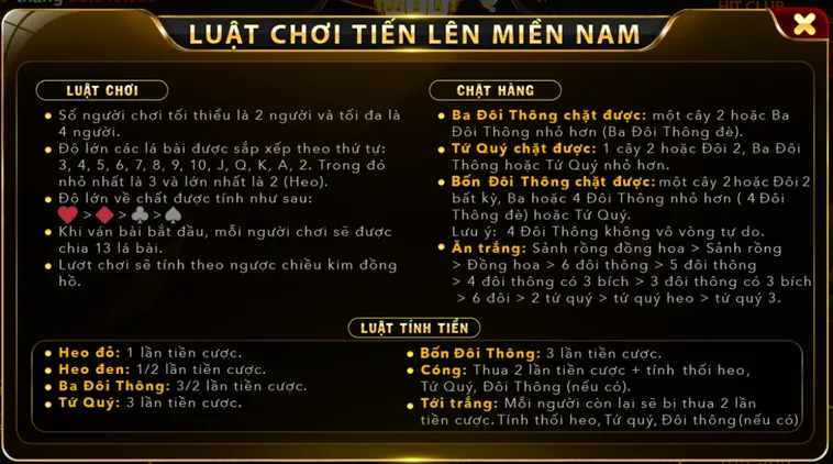 Chinh Phục Đỉnh Cao Bài Tiến Lên Miền Nam Tại HitClub Đầy Kịch Tính
