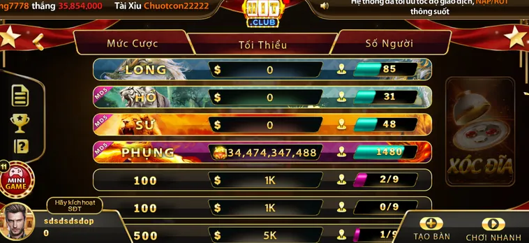 Khám Phá Thế Giới Casino Xóc Đĩa Tại HitClub Với Trải Nghiệm Đẳng Cấp